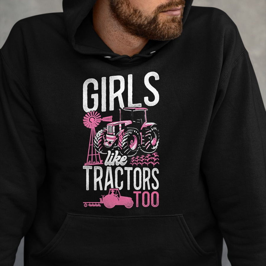 Best Farmer Life Shirt, Funny Farmer UnisexT-Shirt/Hoodie/Sweatshirt HLT00 - Farming Farmer Girl Tractor Tractor Vintage Girls Like T-Shirt
