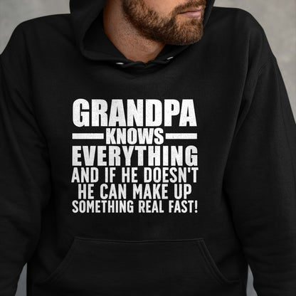 Best Grandpa Shirt, Proud Grandpa Unisex T-Shirt/Hoodie/Sweatshirt HLT00 - Funny Grandpa Art For Grandpa Men Grandfathers Day Papi T-Shirt