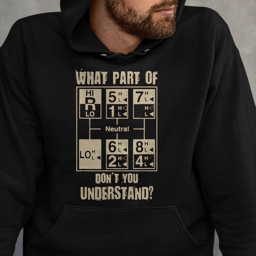 Best Truck Driver Life Shirt, Funny Trucker UnisexT-Shirt/Hoodie/Sweatshirt HLT00 - Funny Truck Driver Shirt, 18 Speed Gear T-Shirt, Men, Dark Heather Grey, XX-Large