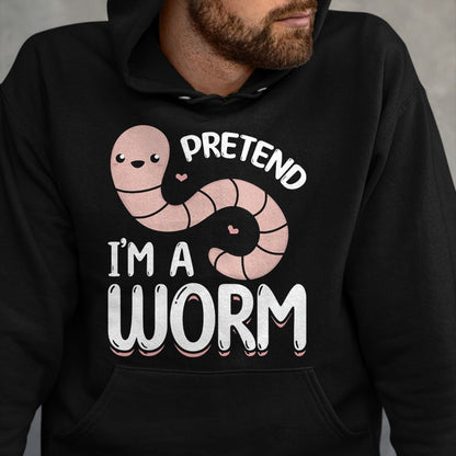 Best Farmer Life Shirt, Funny Farmer UnisexT-Shirt/Hoodie/Sweatshirt HLT00 - Compost Worms Worm Farmer Unisex-Adults Worm Lover Pretend I'm A Worm T-Shirt