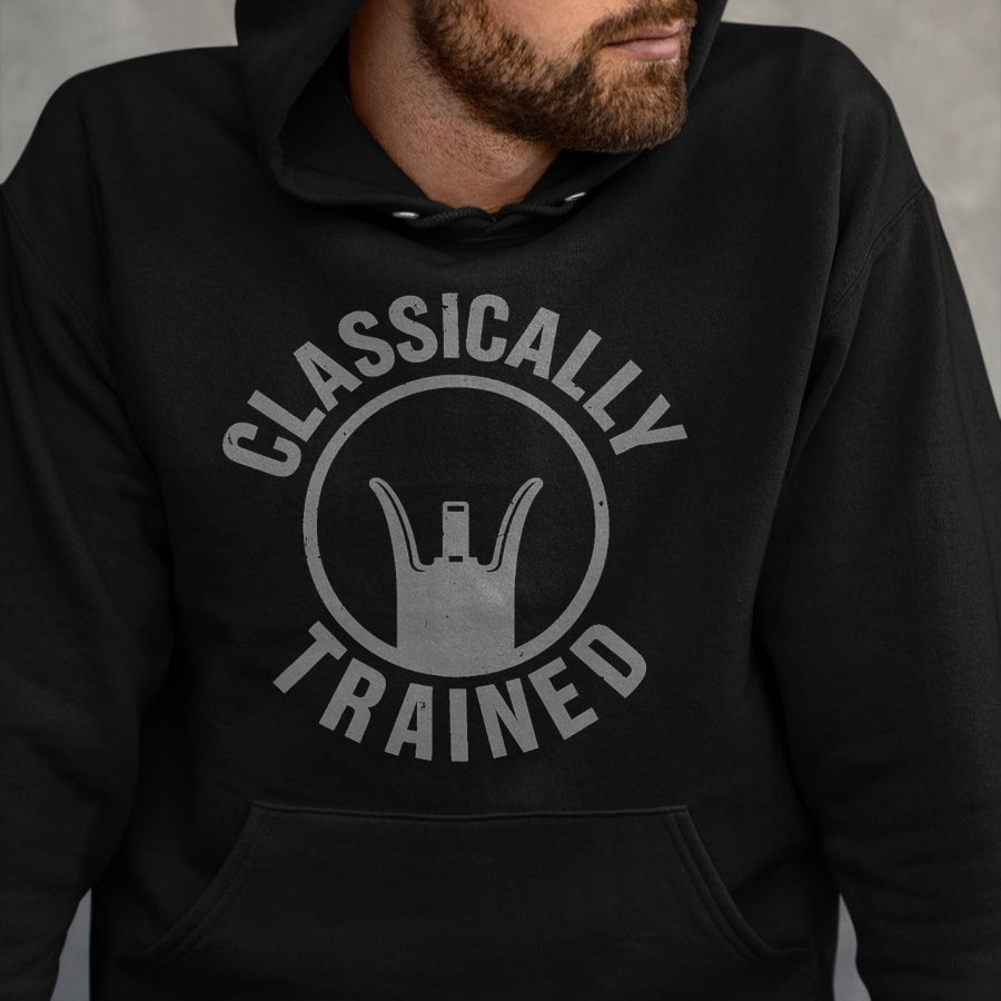 Proud Veteran Shirt, Funny Veteran UnisexT-Shirt/Hoodie/Sweatshirt HLT00 - Vintage Classically Trained Iron Sights Grunge 2A Patriot T-Shirt