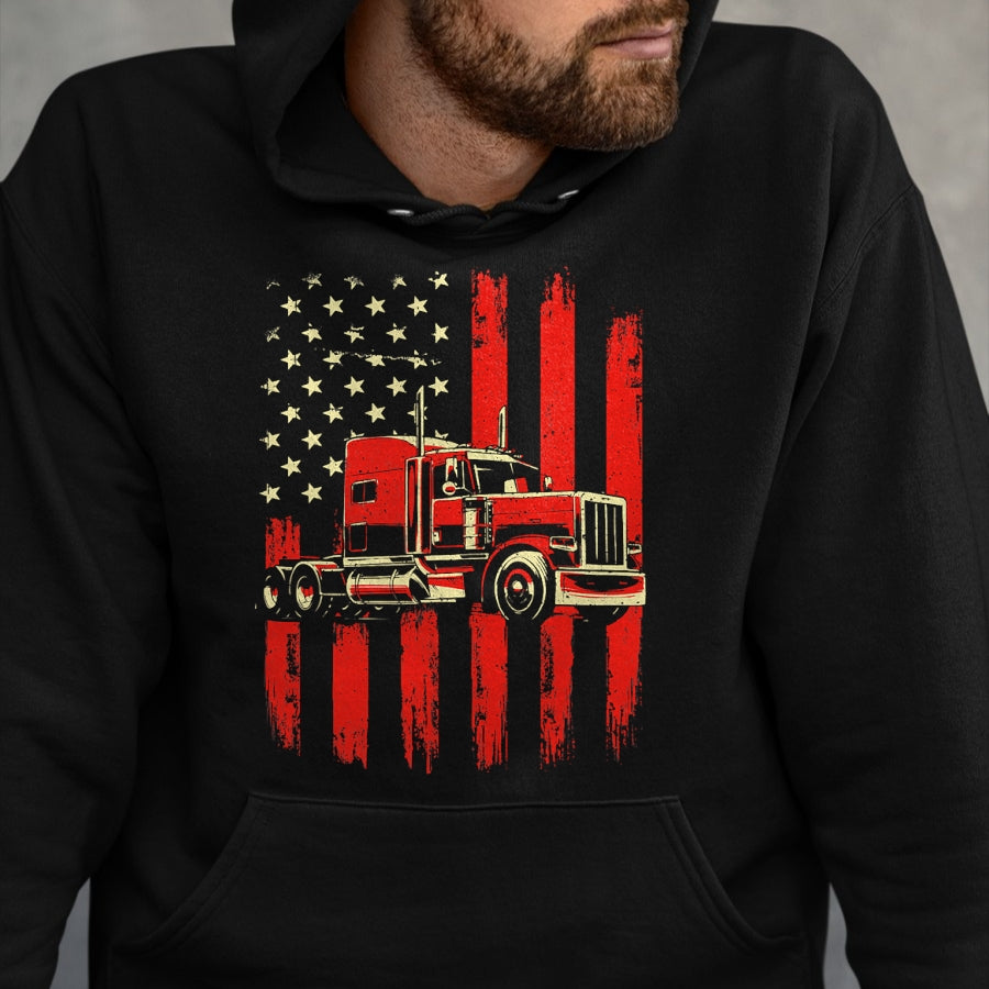 Best Truck Driver Life Shirt, Funny Trucker UnisexT-Shirt/Hoodie/Sweatshirt HLT00 - American Trucker - Semi Truck Driver Trucking Big Rig T-Shirt