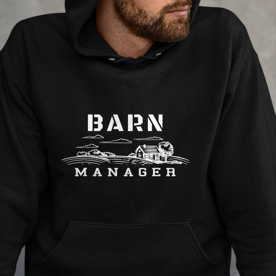 Best Farmer Life Shirt, Funny Farmer UnisexT-Shirt/Hoodie/Sweatshirt HLT00 - Barn Manager T-Shirt