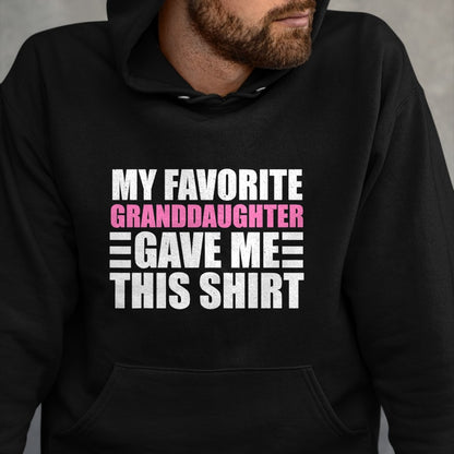 Best Grandpa Shirt, Proud Grandpa Unisex T-Shirt/Hoodie/Sweatshirt HLT00 - Funny Grandpa Art From Granddaughter For Men Grandfather T-Shirt