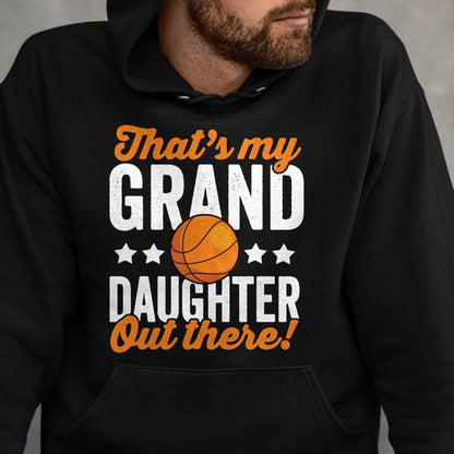 Best Grandpa Shirt, Proud Grandpa Unisex T-Shirt/Hoodie/Sweatshirt HLT00 -Basketball Player Grandma Grandpa Basketball Granddaughter Long Sleeve T-Shirt