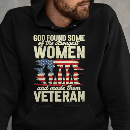 Proud Veteran Shirt, Funny Veteran UnisexT-Shirt/Hoodie/Sweatshirt HLT00 - Female Veteran Veteran_s Day Women Veteran Soldier Patriotic T-Shirt