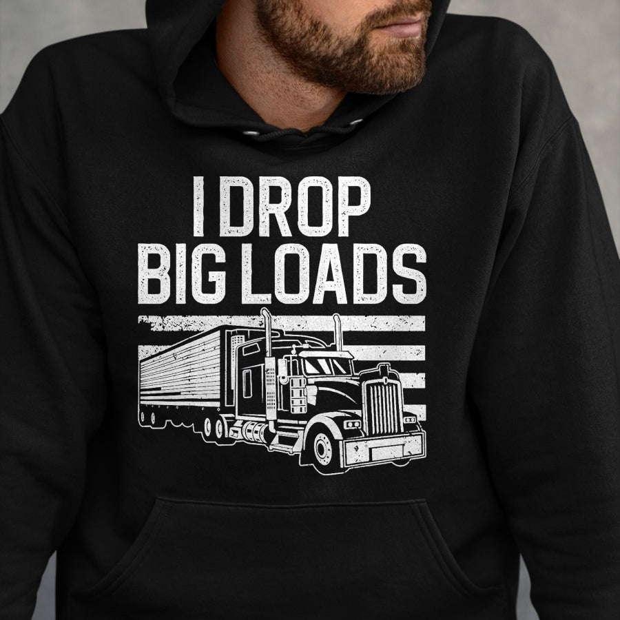 Best Truck Driver Life Shirt, Funny Trucker UnisexT-Shirt/Hoodie/Sweatshirt HLT00 - Funny Trucker Design for Men Women Semi Truck Driver Lover T-Shirt, Men, Black, 3X-Large (1)