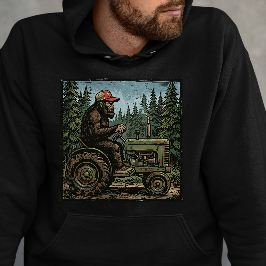 Best Farmer Life Shirt, Funny Farmer UnisexT-Shirt/Hoodie/Sweatshirt HLT00 - Bigfoot Sasquatch Tractor Funny Farm Farmer Men Women Kids T-Shirt