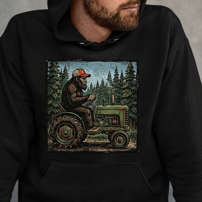 Best Farmer Life Shirt, Funny Farmer UnisexT-Shirt/Hoodie/Sweatshirt HLT00 - Bigfoot Sasquatch Tractor Funny Farm Farmer Men Women Kids T-Shirt