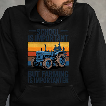 Best Farmer Life Shirt, Funny Farmer UnisexT-Shirt/Hoodie/Sweatshirt HLT00 - Farm Shirt But Farming is Importanter Farmer Tractor Farming T-Shirt