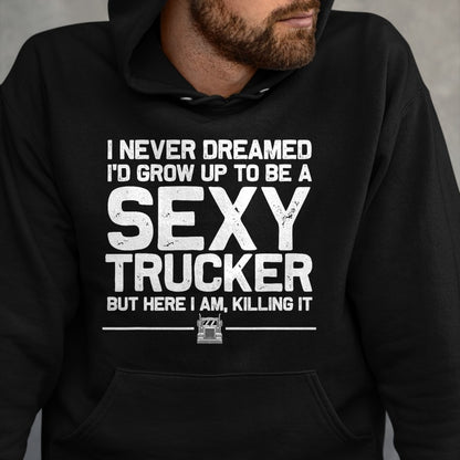 Best Truck Driver Life Shirt, Funny Trucker UnisexT-Shirt/Hoodie/Sweatshirt HLT00 - Funny Truck Driver Design for Trucker Women Trucking Lover T-Shirt Small
