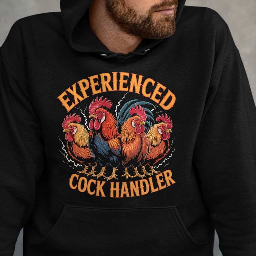 Best Farmer Life Shirt, Funny Farmer UnisexT-Shirt/Hoodie/Sweatshirt HLT00 - Experienced Graphic Funny Animals Tee Cock Handler T-Shirt