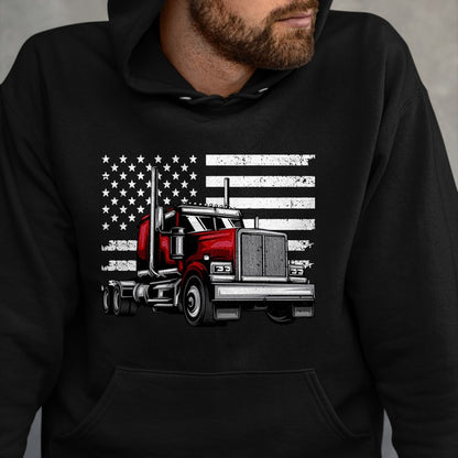 Best Truck Driver Life Shirt, Funny Trucker UnisexT-Shirt/Hoodie/Sweatshirt HLT00 - Cool Truck Design for Men Women Trucker Vehicle Truck Driver T-Shirt, Men, Black, X-Large