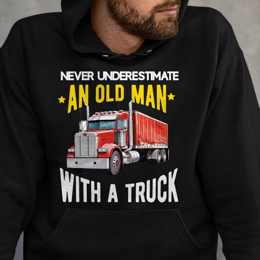 Best Truck Driver Life Shirt, Funny Trucker UnisexT-Shirt/Hoodie/Sweatshirt HLT00 - Truck Driver Trucker Men Dad Funny Trucking Semi trailer T-Shirt
