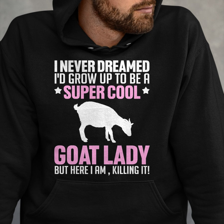 Best Farmer Life Shirt, Funny Farmer UnisexT-Shirt/Hoodie/Sweatshirt HLT00 - Cute Goat Art For Women Girls Kids Goat Lover Farm Whisperer T-Shirt