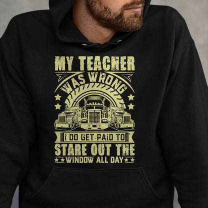 Best Truck Driver Life Shirt, Funny Trucker UnisexT-Shirt/Hoodie/Sweatshirt HLT00 - Funny Trucker Shirt For Men Women Semi Truck Driver T-Shirt
