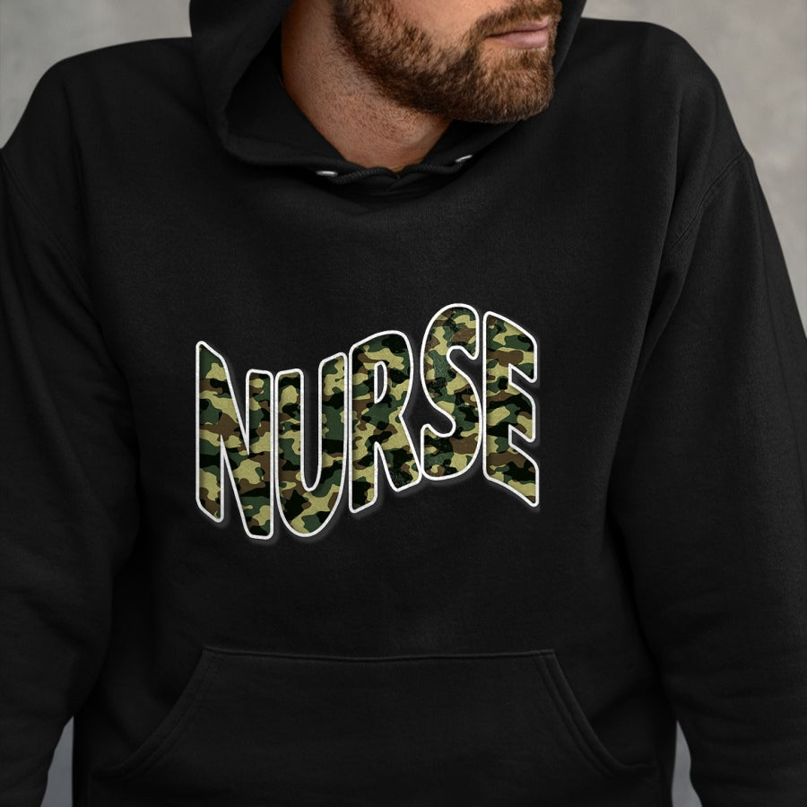 Funny Nurse Shirt, Nurse Unisex T-Shirt/Hoodie/Sweatshirt HLT00 - Nurses Camouflage Nurse T-Shirt