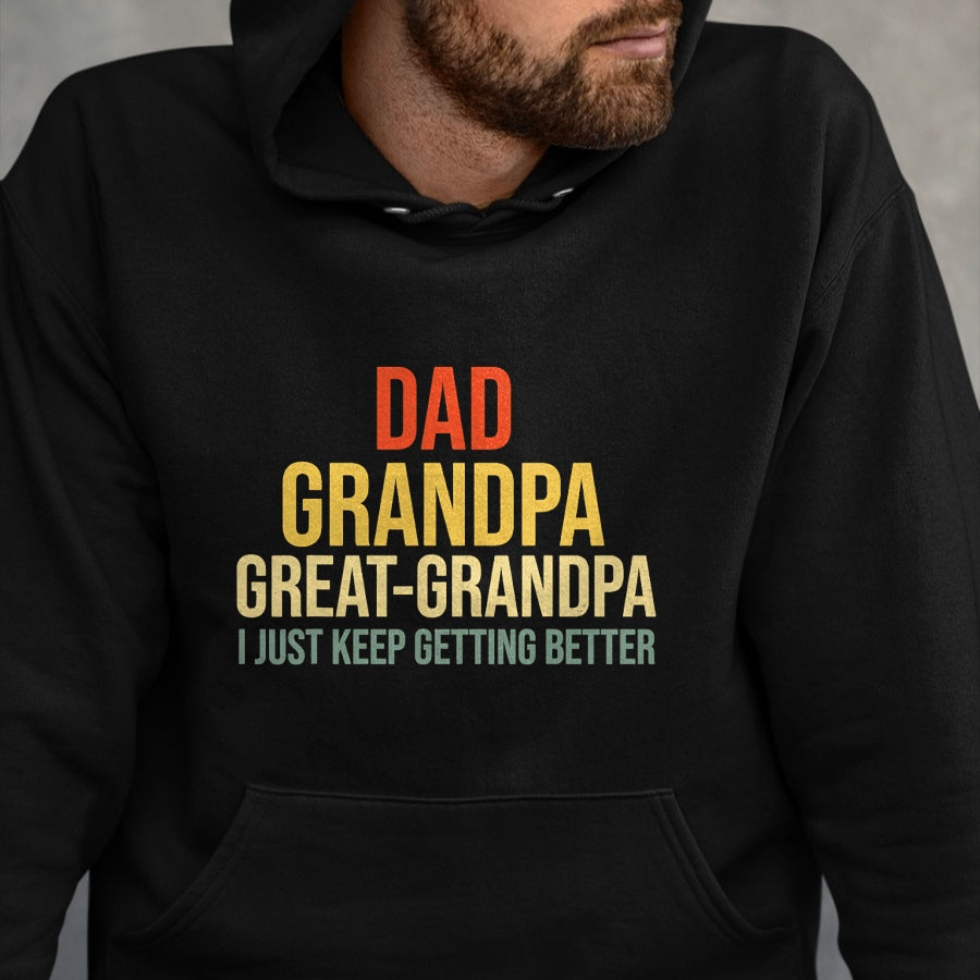 Best Grandpa Shirt, Proud Grandpa Unisex T-Shirt/Hoodie/Sweatshirt HLT00 - Funny Great Grandpa for Fathers Day T-Shirt (1)