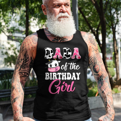 Best Farmer Life Shirt, Funny Farmer UnisexT-Shirt/Hoodie/Sweatshirt HLT00 - Dada of The Birthday Girl Farm Cow 1St Birthday Girl T-Shirt