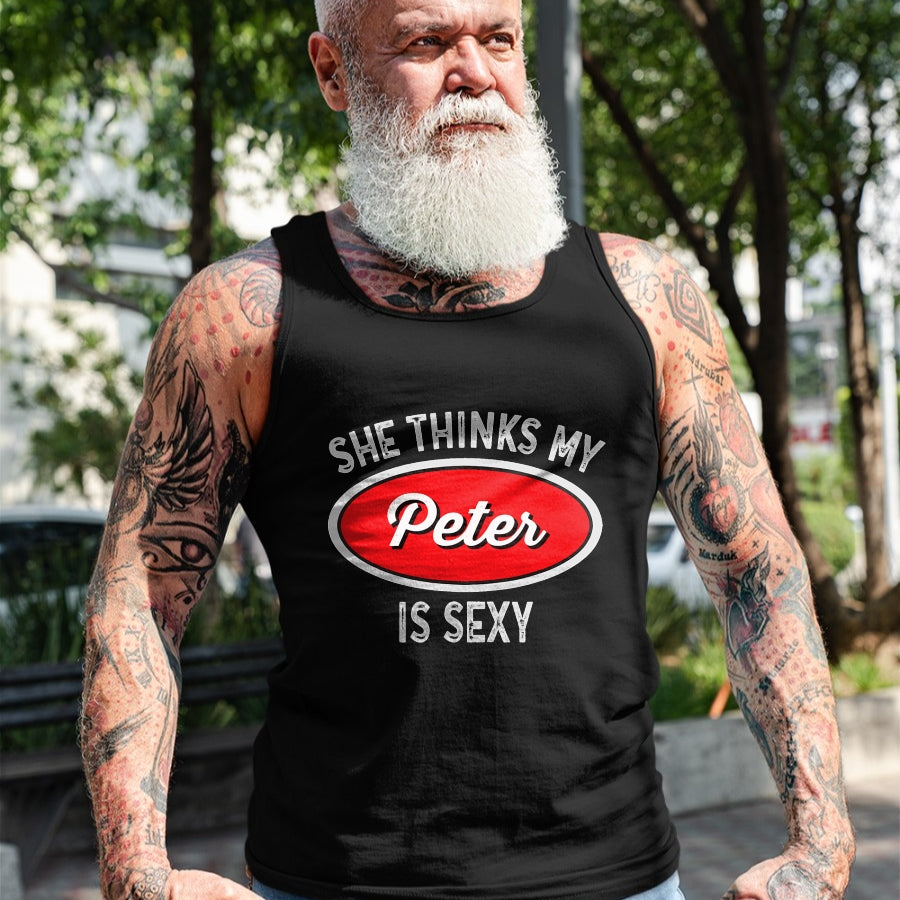 Best Truck Driver Life Shirt, Funny Trucker UnisexT-Shirt/Hoodie/Sweatshirt HLT00 - Funny Truck Driver T-Shirt - She Thinks My Peter is Sexy T-Shirt