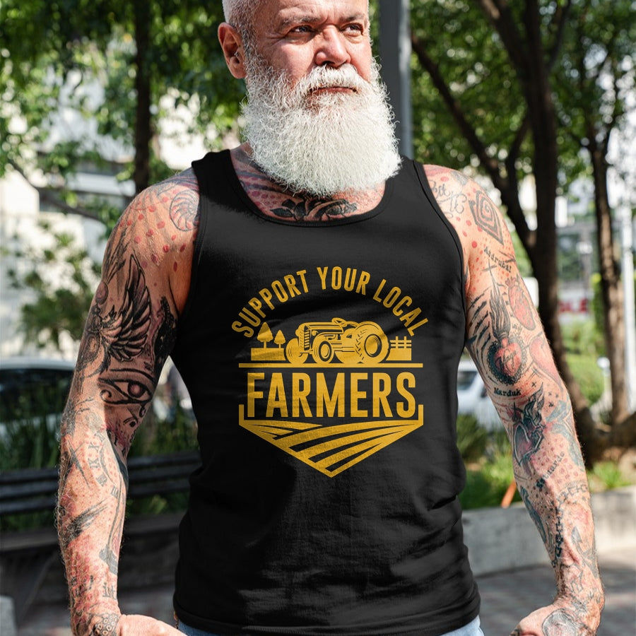 Best Farmer Life Shirt, Funny Farmer UnisexT-Shirt/Hoodie/Sweatshirt HLT00 - Farm Local Food Patriotic Farming Gift Idea Farmer T-Shirt Small