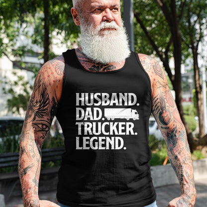 Best Truck Driver Life Shirt, Funny Trucker UnisexT-Shirt/Hoodie/Sweatshirt HLT00 - Funny Trucker Art for Truck Driver Husband Men Dad Trucking T-Shirt Small