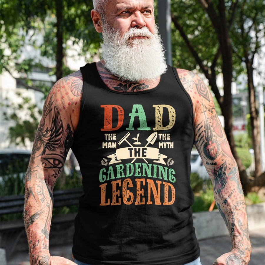 Best Farmer Life Shirt, Funny Farmer UnisexT-Shirt/Hoodie/Sweatshirt HLT00 - Dad The Man The Myth The Gardening Legend Father Gardener T-Shirt