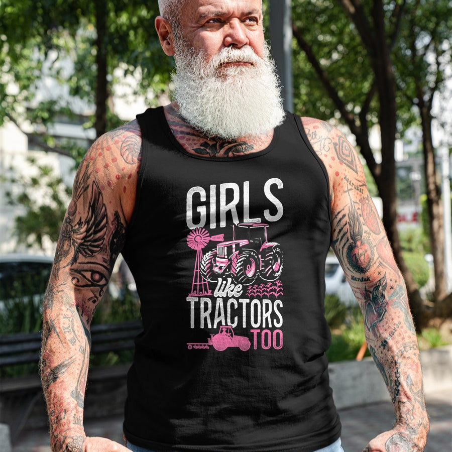 Best Farmer Life Shirt, Funny Farmer UnisexT-Shirt/Hoodie/Sweatshirt HLT00 - Farming Farmer Girl Tractor Tractor Vintage Girls Like T-Shirt
