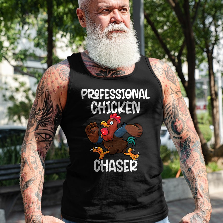 Best Farmer Life Shirt, Funny Farmer UnisexT-Shirt/Hoodie/Sweatshirt HLT00 - Professional Chicken Chaser Funny Farm Farmer Kids Running T-Shirt