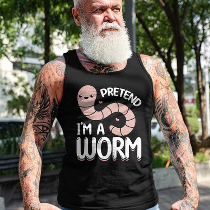 Best Farmer Life Shirt, Funny Farmer UnisexT-Shirt/Hoodie/Sweatshirt HLT00 - Compost Worms Worm Farmer Unisex-Adults Worm Lover Pretend I'm A Worm T-Shirt