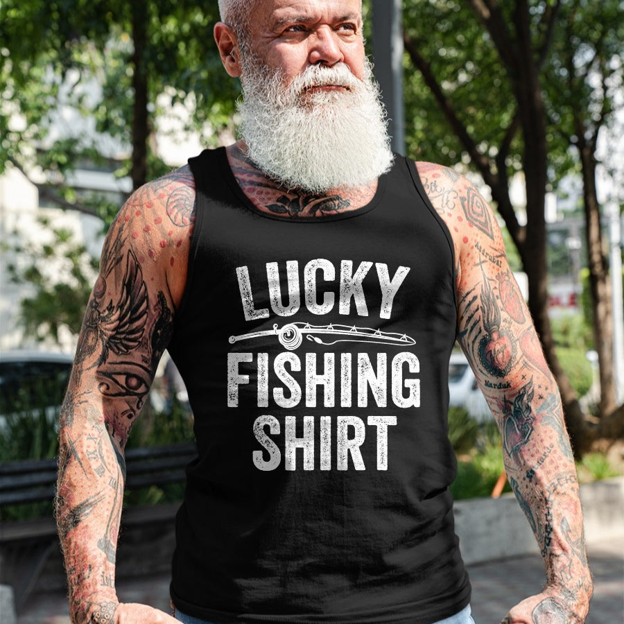 Best Husband Shirt, Wife and Husband Unisex T-Shirt/Hoodie/Sweatshirt HLT00 - Lucky Fishing Shirt Funny Fisherman T-Shirt