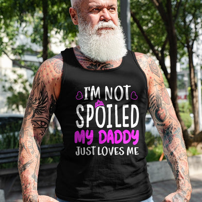 Best Wife Shirt, Wife and Husband Unisex T-Shirt/Hoodie/Sweatshirt HLT00 - Girls I'm Not Spoiled My Daddy Just Loves Me Funny Daughter T-Shirt (1)