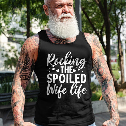 Best Wife Shirt, Wife and Husband Unisex T-Shirt/Hoodie/Sweatshirt HLT00 - Gift for wife T shirt, spoiled wife   Funny Spoiled Wife Art For Women Girls Husband Spoiled Wife Pr (17)