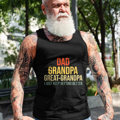 Best Grandpa Shirt, Proud Grandpa Unisex T-Shirt/Hoodie/Sweatshirt HLT00 - Funny Great Grandpa for Fathers Day T-Shirt (1)