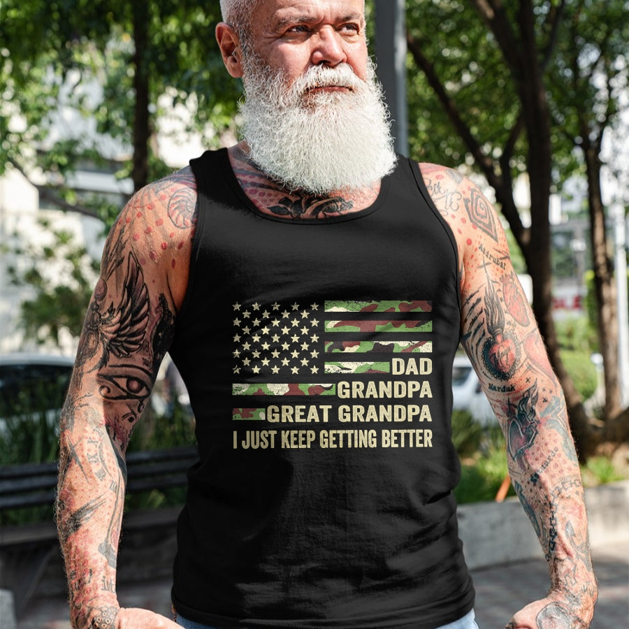 Best Grandpa Shirt, Proud Grandpa Unisex T-Shirt/Hoodie/Sweatshirt HLT00 -Fathers Day Gift from Grandkids Dad Grandpa Great Grandpa T-Shirt