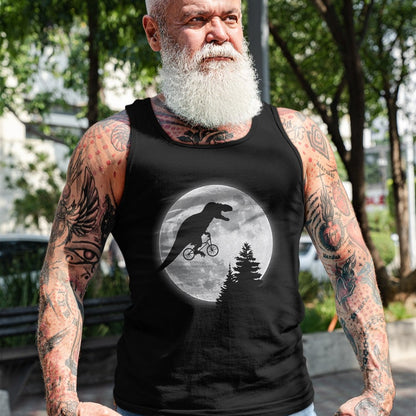 Best Dinosaur Lover Shirt, Funny Dinosaur UnisexT-Shirt/Hoodie/Sweatshirt HLT00 - T-rex Bike Moon  Dinosaur Moon Bike T-Shirt
