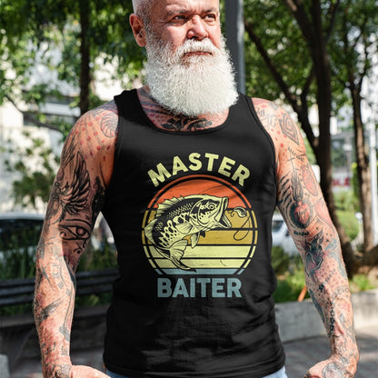 Best Grandpa Shirt, Proud Grandpa Unisex T-Shirt/Hoodie/Sweatshirt HLT00 - Fishing-Shirt Dad Grandpa Master-Baiter Funny T-Shirt