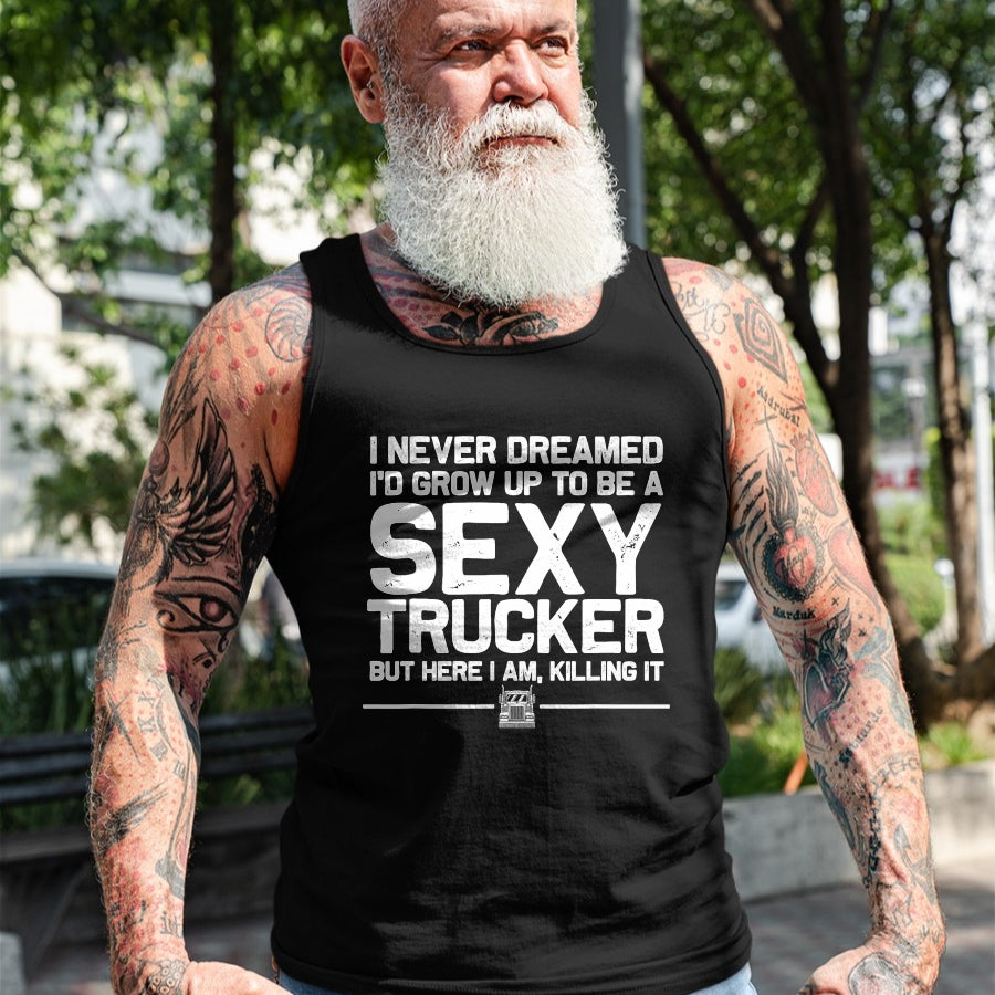 Best Truck Driver Life Shirt, Funny Trucker UnisexT-Shirt/Hoodie/Sweatshirt HLT00 - Funny Truck Driver Design for Trucker Women Trucking Lover T-Shirt Small