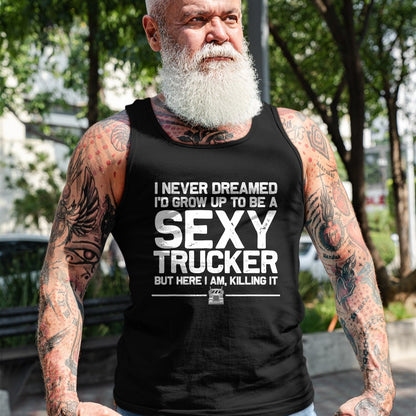 Best Truck Driver Life Shirt, Funny Trucker UnisexT-Shirt/Hoodie/Sweatshirt HLT00 - Funny Truck Driver Design for Trucker Women Trucking Lover T-Shirt Small