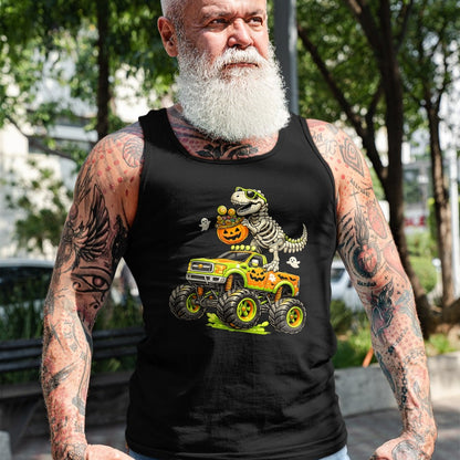 Best Dinosaur Lover Shirt, Funny Dinosaur UnisexT-Shirt/Hoodie/Sweatshirt HLT00 - Monster Truck Dinosaur Halloween Skeleton T-Rex Boys Kids T-Shirt