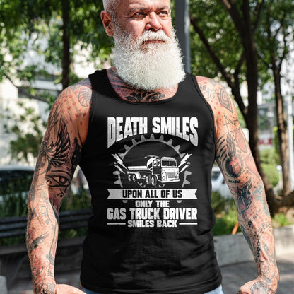 Best Truck Driver Life Shirt, Funny Trucker UnisexT-Shirt/Hoodie/Sweatshirt HLT00 - Gas Trucker Tanker Gas Truck Driver Fuel Truck Driver Premium Tri-blend T-Shirt
