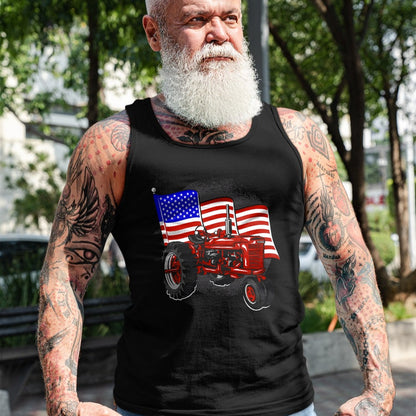 Best Farmer Life Shirt, Funny Farmer UnisexT-Shirt/Hoodie/Sweatshirt HLT00 - 4th of July Gift Patriotic Farmer US Flag Tractor Farmer T-Shirt