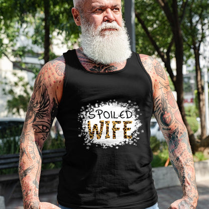 Best Wife Shirt, Wife and Husband Unisex T-Shirt/Hoodie/Sweatshirt HLT00 - Gift for wife T shirt, spoiled wife   Spoiled Wife Leopard Cheetah Mother Mama Mom Fiance T-Shirt