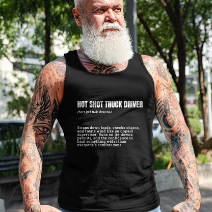 Best Truck Driver Life Shirt, Funny Trucker UnisexT-Shirt/Hoodie/Sweatshirt HLT00 - Hot Shot Truck Driver Definition Funny Trucker T-Shirt