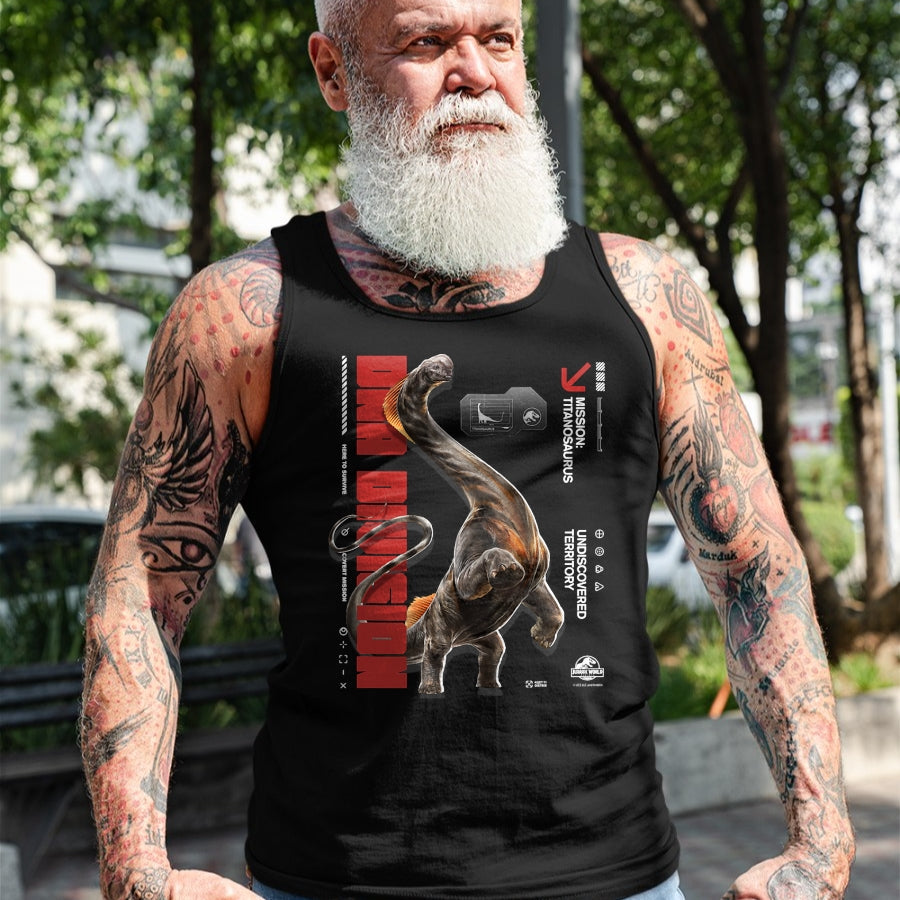 Best Dinosaur Lover Shirt, Funny Dinosaur UnisexT-Shirt/Hoodie/Sweatshirt HLT00 - Jurassic World Rebirth Titanosaurus DNA Division T-Shirt