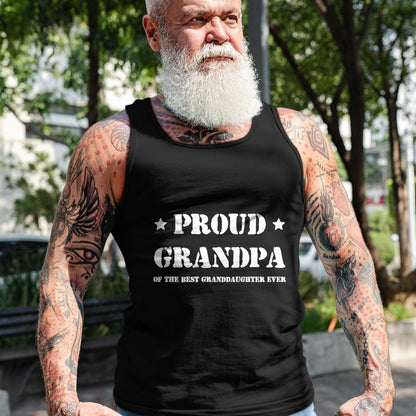 Best Grandpa Shirt, Proud Grandpa Unisex T-Shirt/Hoodie/Sweatshirt HLT00 - Proud Grandpa of the best granddaughter ever tshirt