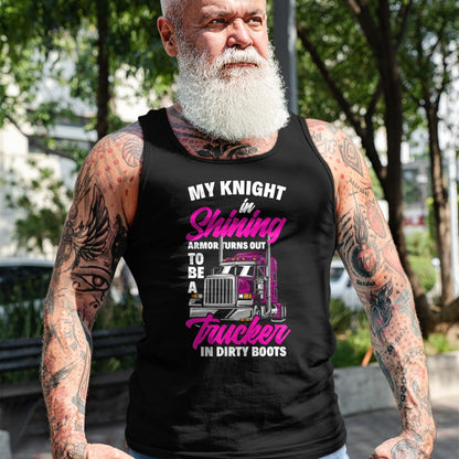 Best Truck Driver Life Shirt, Funny Trucker UnisexT-Shirt/Hoodie/Sweatshirt HLT00 - Funny Truck Driver Trucker Girlfriend Truckers Wife T-Shirt