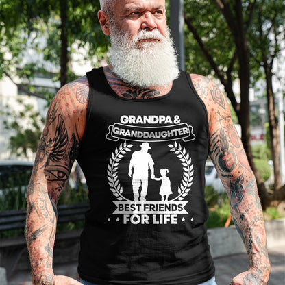 Best Grandpa Shirt, Proud Grandpa Unisex T-Shirt/Hoodie/Sweatshirt HLT00 - Grandfather Granddaughter Grandpa and Granddaughter Matching T-Shirt