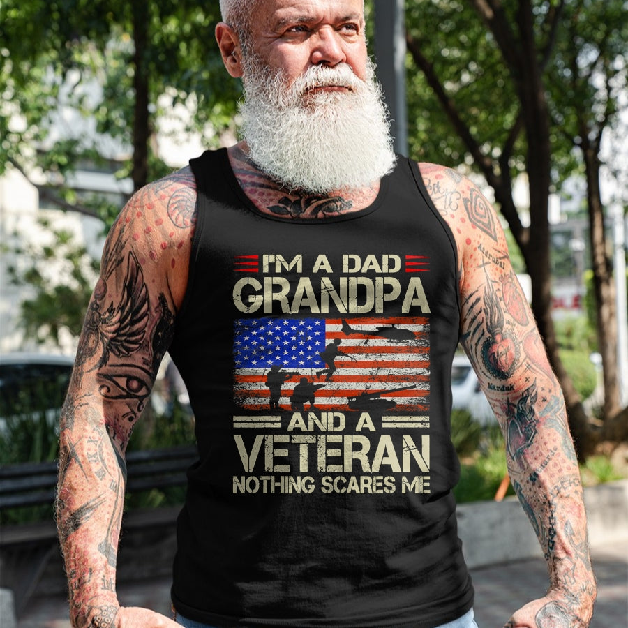 Best Grandpa Shirt, Proud Grandpa Unisex T-Shirt/Hoodie/Sweatshirt HLT00 -Fathers Day Gift Grandpa Gift Dad Grandpa And Veteran T-Shirt