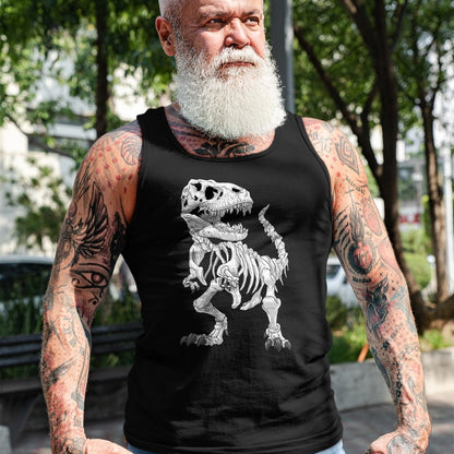 Best Dinosaur Lover Shirt, Funny Dinosaur UnisexT-Shirt/Hoodie/Sweatshirt HLT00 - T-Rex Skeleton Dino Bones Paleontologist Fossil Dinosaur T-Shirt, Men, Black, 3X-Large